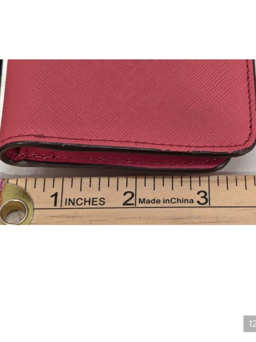 Coach Pink Leather Tech Phone Wallet Wristlet - Picture 14 of 15